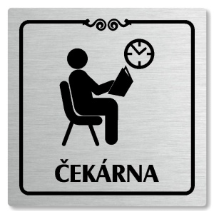 Čekárna, 100x100mm, stříbrná, Texas